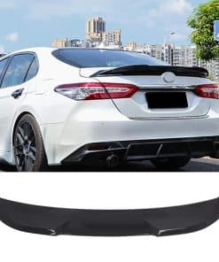 YOUNGERCAR Ala del maletero trasero brillante negro para