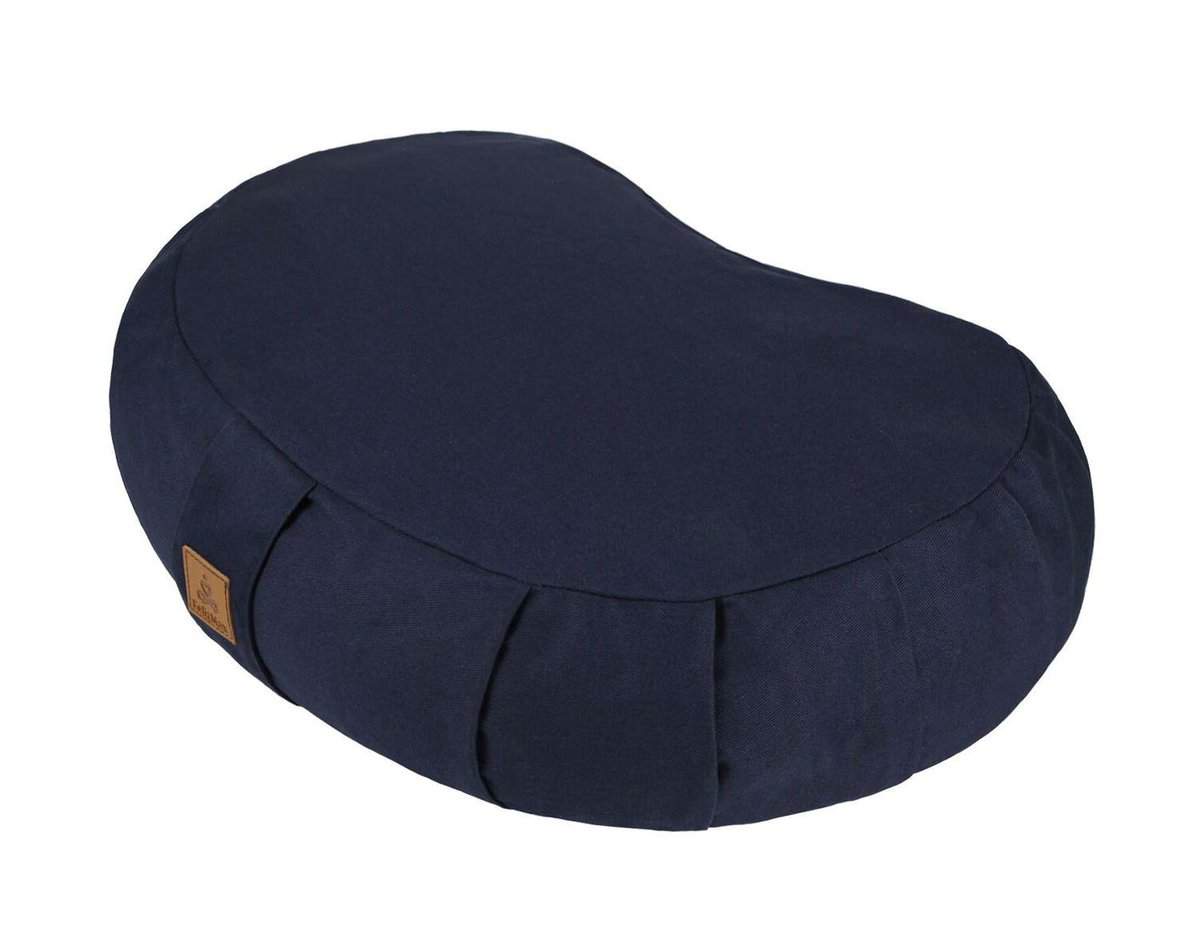 Almohada de Meditación Crescent Zafu, 44 x 28 x 14 cm,