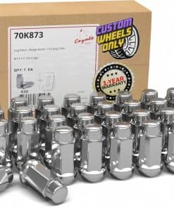 32 Pcs M14 x 2 Rosca Saliente Acorn Tuercas Cromadas 1.90"