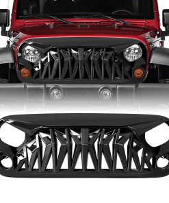 Rejilla delantera brillante negra de tiburón Allinoneparts