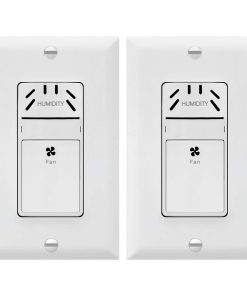 Interruptor de Control de Humedad y Ventilador TOPGREENER,