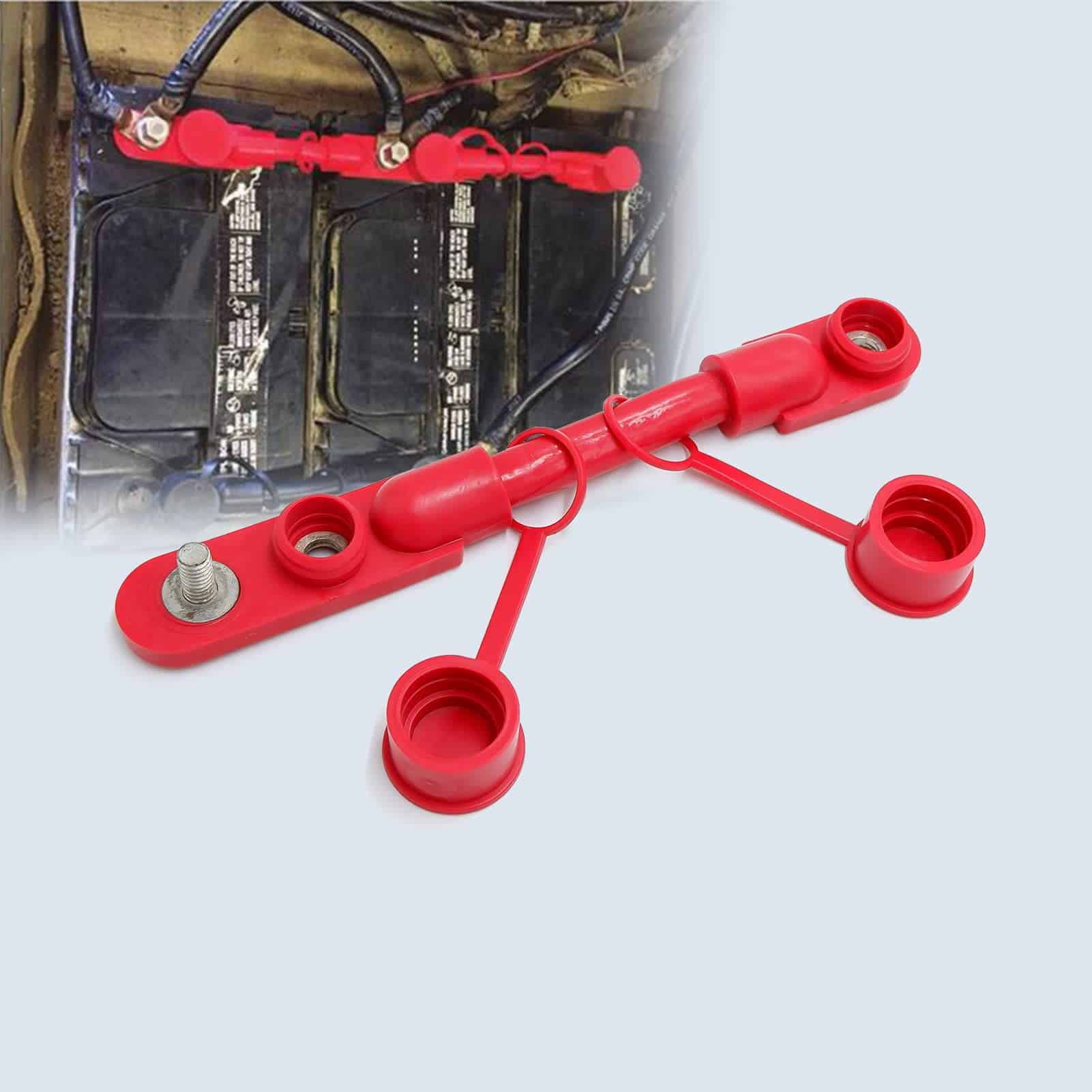 Cable de Batería de 2/0 1/0 8" Grupo 31 Multiposición (Rojo