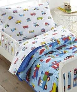 Set de Cama para Niños de 4 Piezas de Wildkin - Edredón de