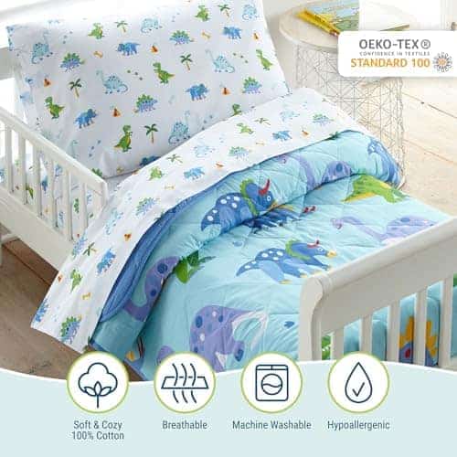 Juego de Cama de 4 Piezas para Niños en Bolsa - Edredón de - Imagen 3