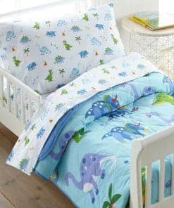 Juego de Cama de 4 Piezas para Niños en Bolsa - Edredón de