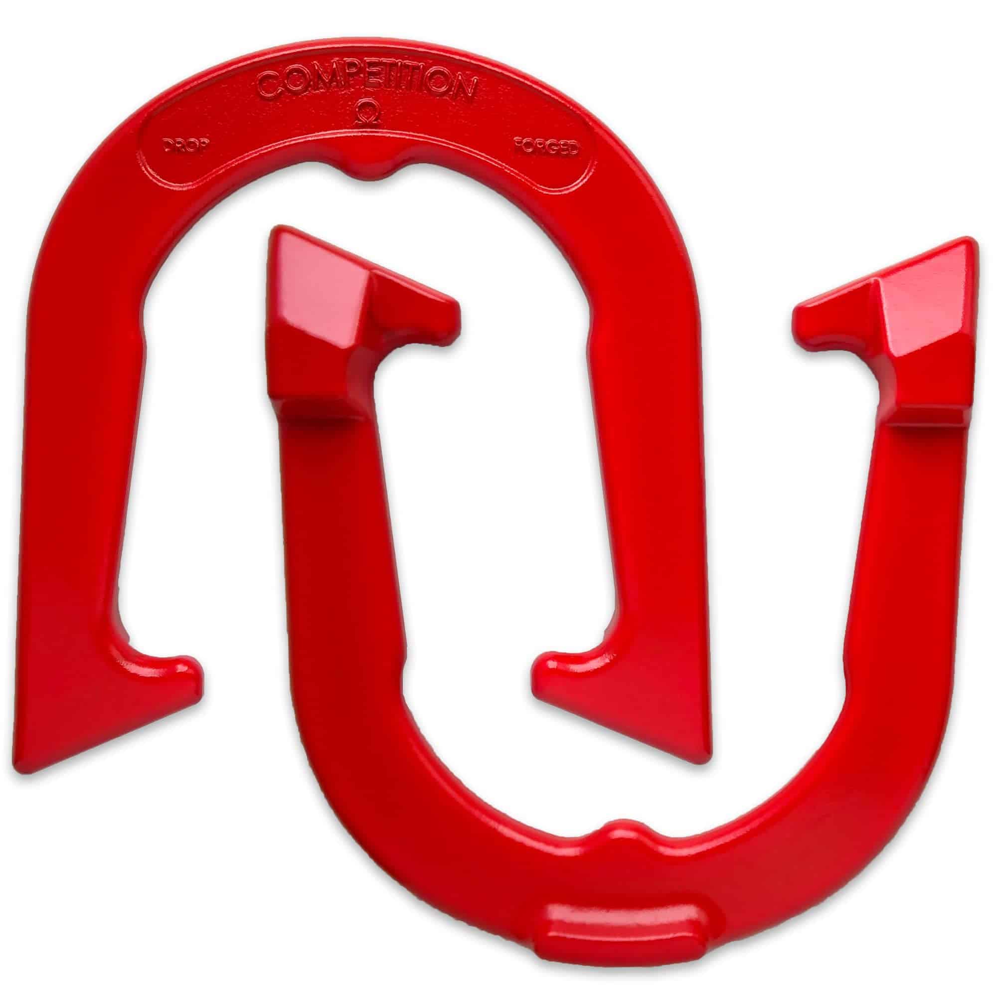 Herraduras de Competición para Torneos - Acabado Rojo -