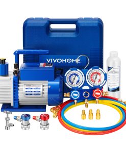 VIVOHOME 110V 1/4 HP 3.5 CFM Bomba de Vacío de Paletas