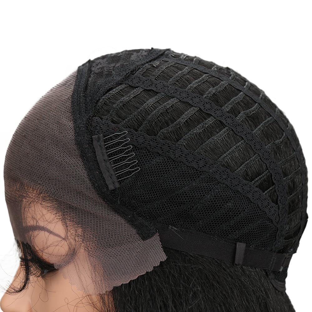 Pelucas de Encaje Frontal 13x4 Recta Yaki de 24" Joedir con - Imagen 9