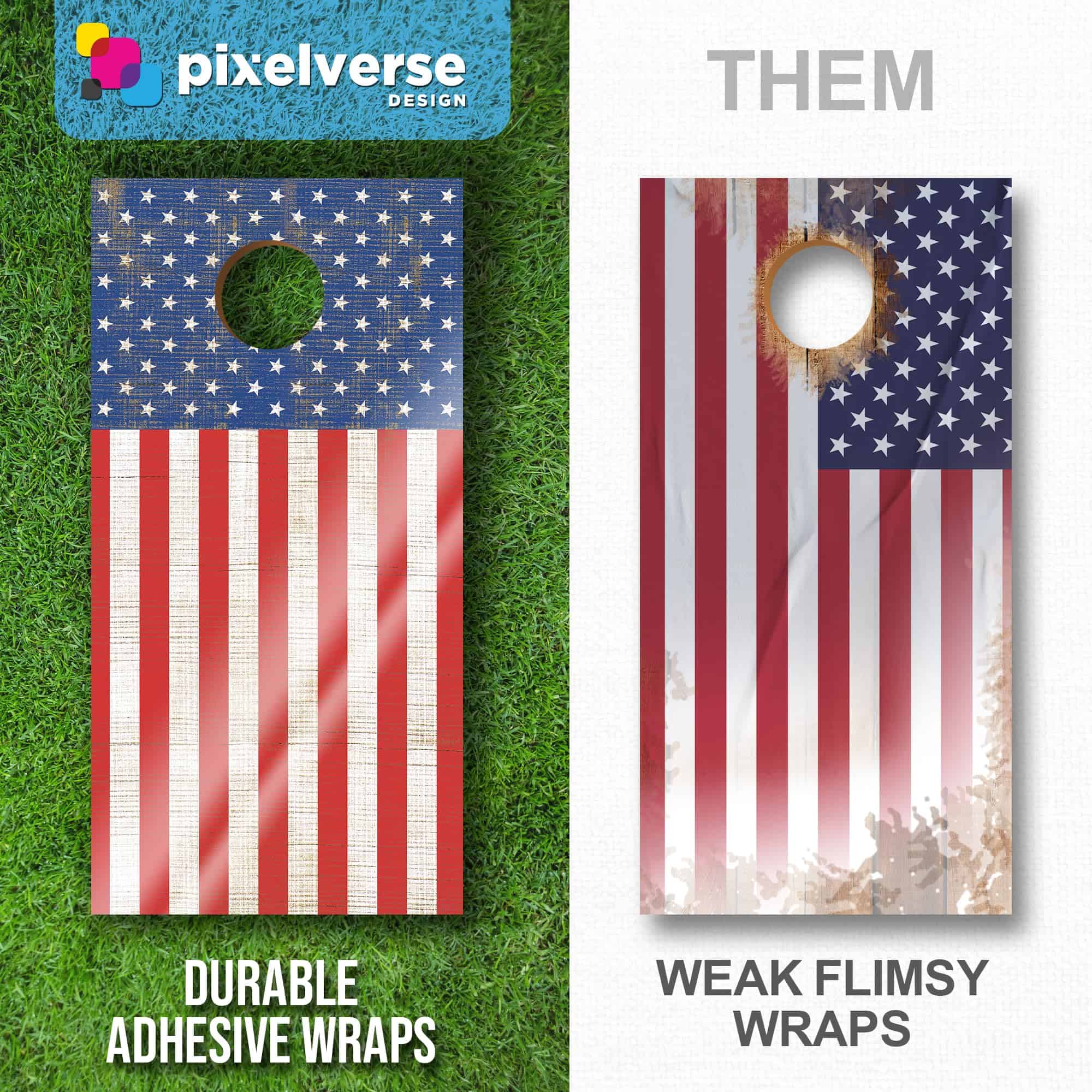 Vinilos Originales para Tableros de Cornhole - 24.5" x - Imagen 3