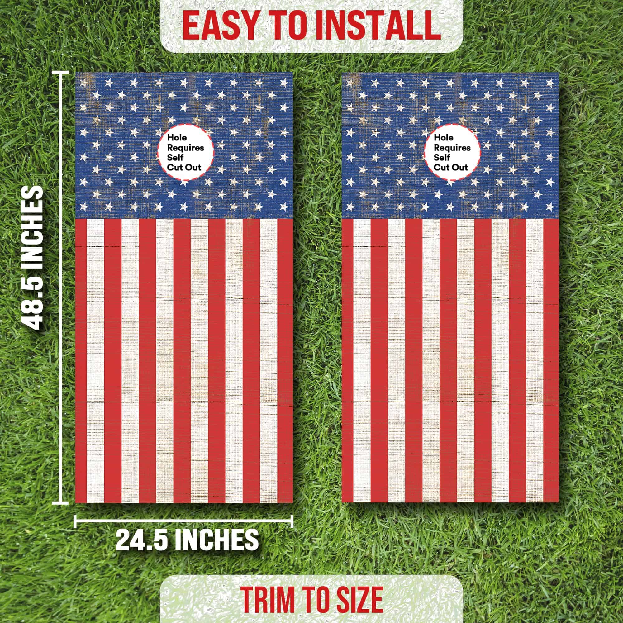 Vinilos Originales para Tableros de Cornhole - 24.5" x - Imagen 5