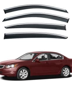 LQQDP 4pcs Humo Tinte con Moldura -Cromo