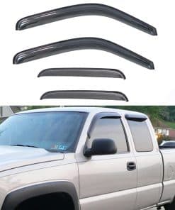 LQQDP 4pcs Deflectores de Ventana de Humo/Lluvia