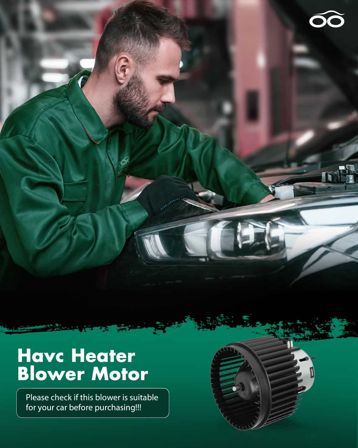 SCITOO HVAC Heater Blower Motor con Jaula -Como se muestra e - Imagen 11