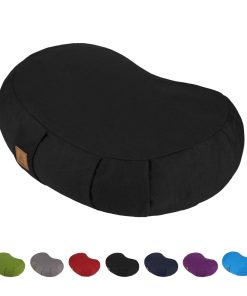 Almohada de Meditación FelizMax Crescent Zafu, 44x28x14cm,