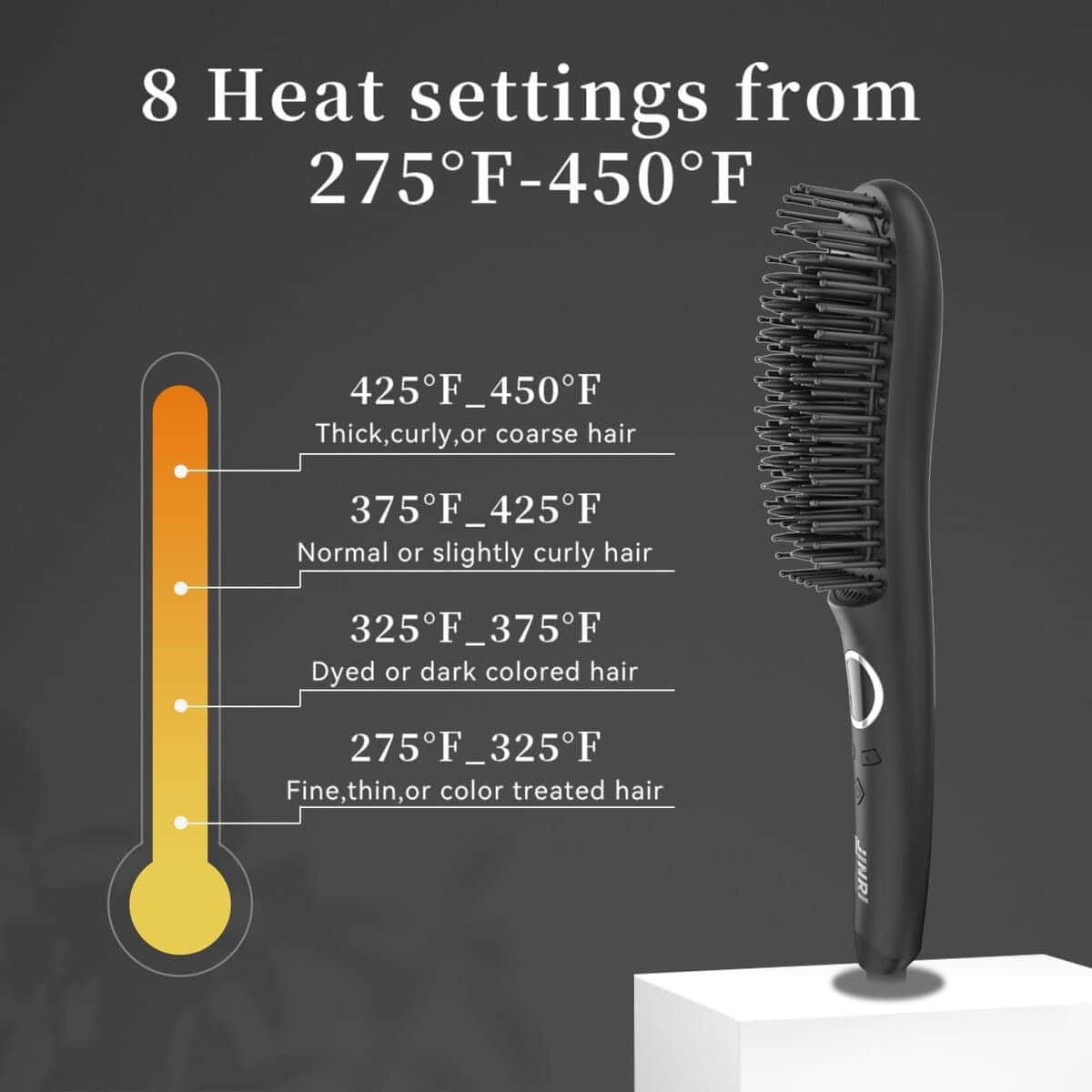 Cepillo para cabello JINRI, Volumen Explosivo, Plancha para - Imagen 7