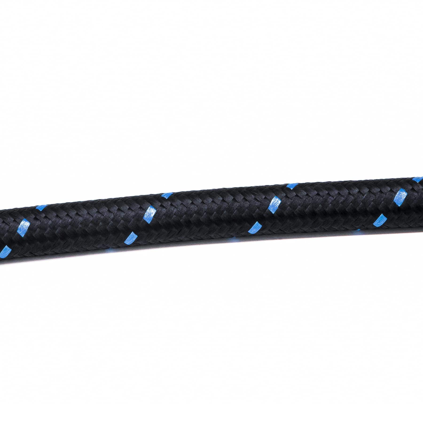 Manguera de Combustible Trenzada de Acero -Negro y Azul - Imagen 4