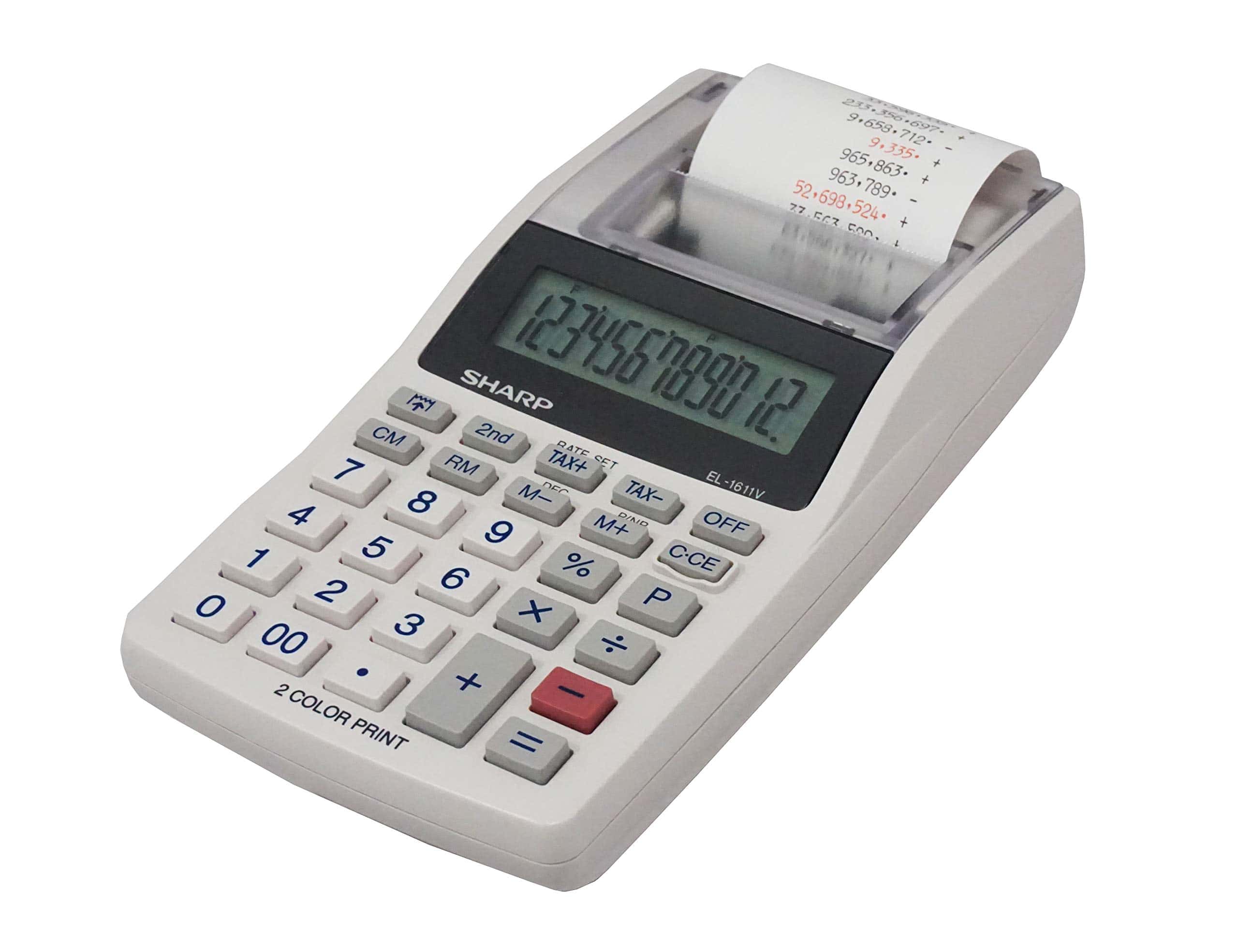 Calculadora Impresora Portátil Inalámbrica Sharp EL-1611V - Imagen 7