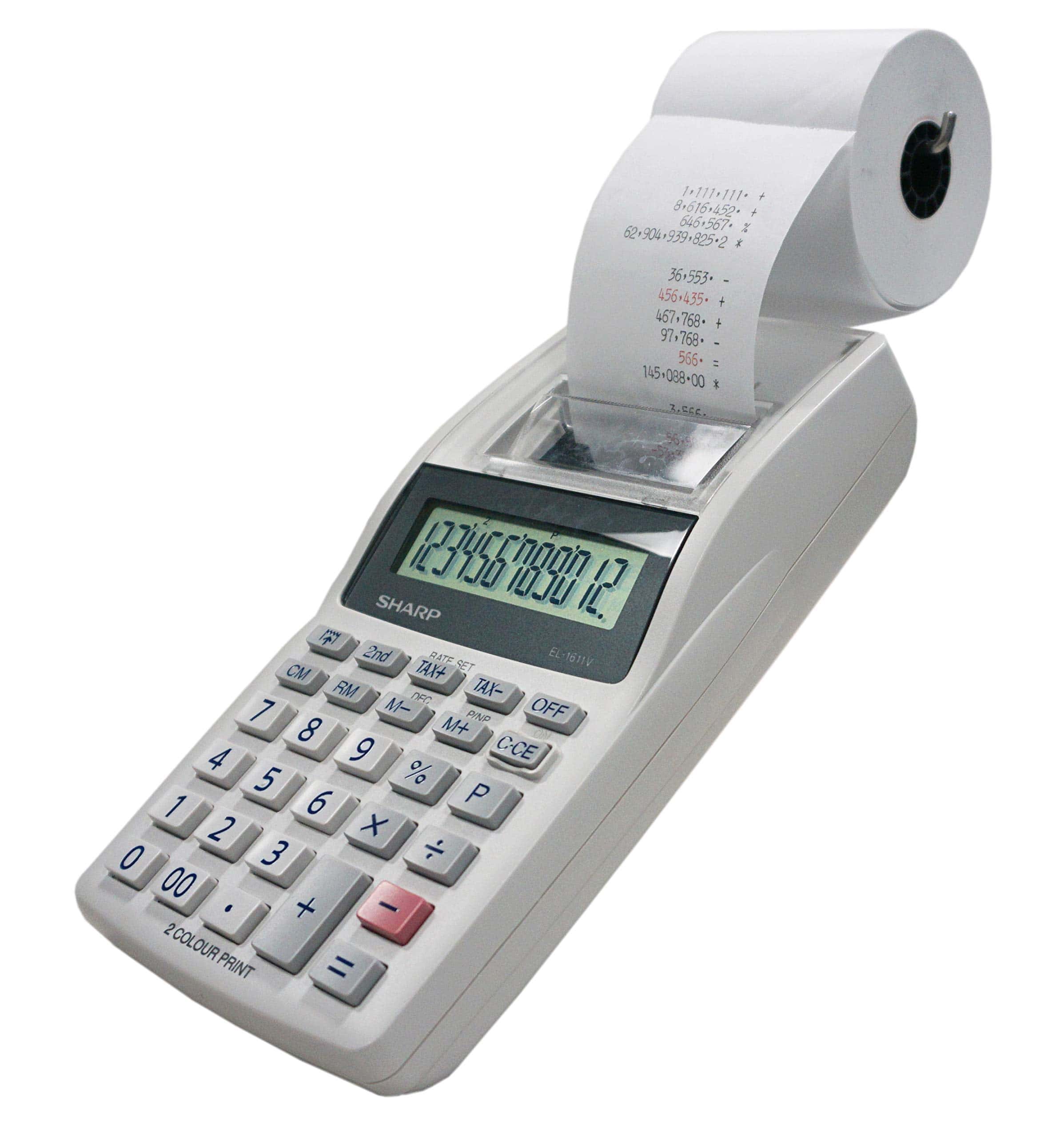 Calculadora Impresora Portátil Inalámbrica Sharp EL-1611V - Imagen 9