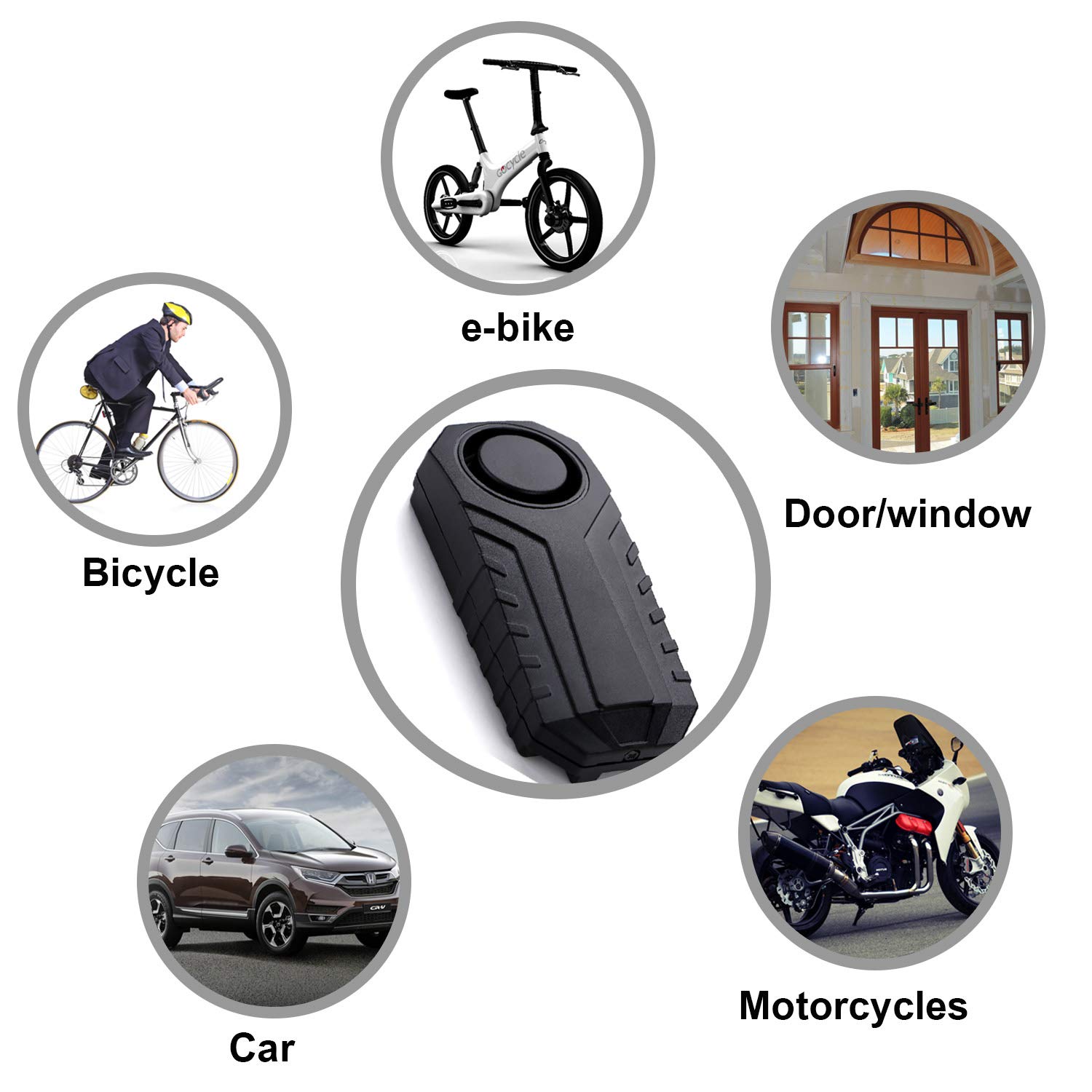 Alarma de Bicicleta Lancoon, Antirrobo para Bicicleta - Imagen 8