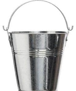 Cubo de goteo para grilla/ahumador de acero galvanizado con