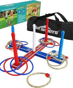 Juego Premium de Anillo de Madera - Juego de Lanzamiento