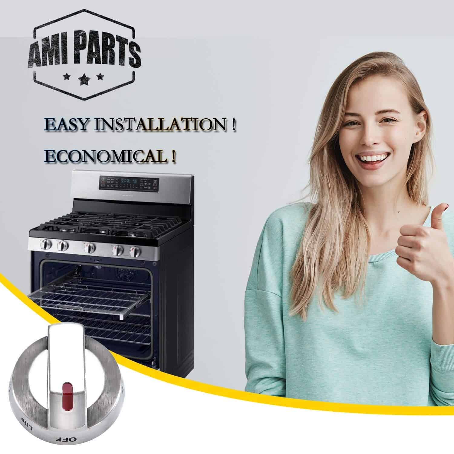 AMI PARTS DG64-00473A Perillas de Estufa de Gas Compatible - Imagen 7