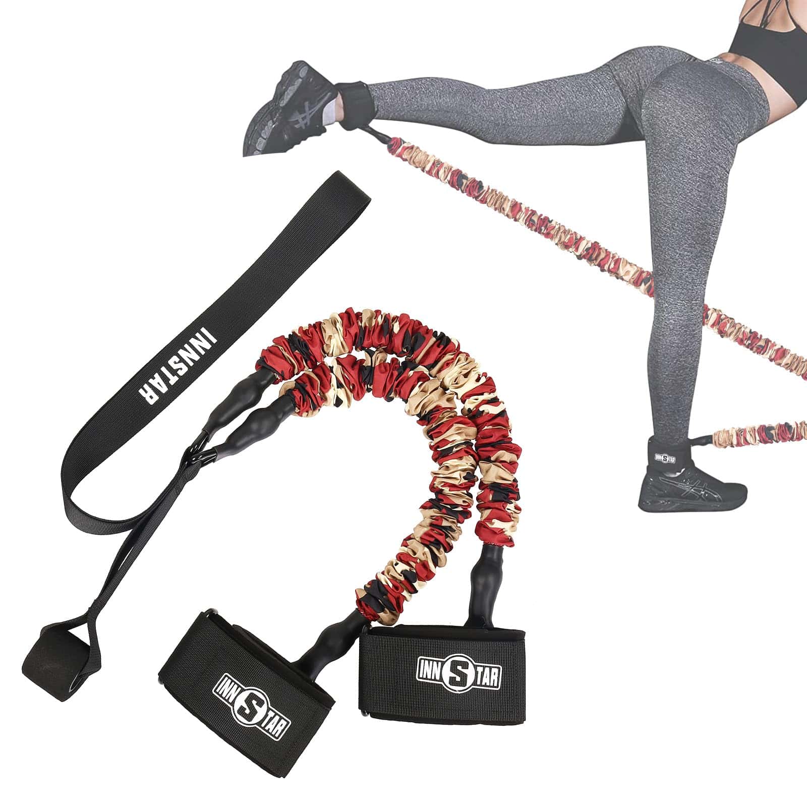 INNSTAR Banda de Resistencia para Glúteos con Cable Máquina