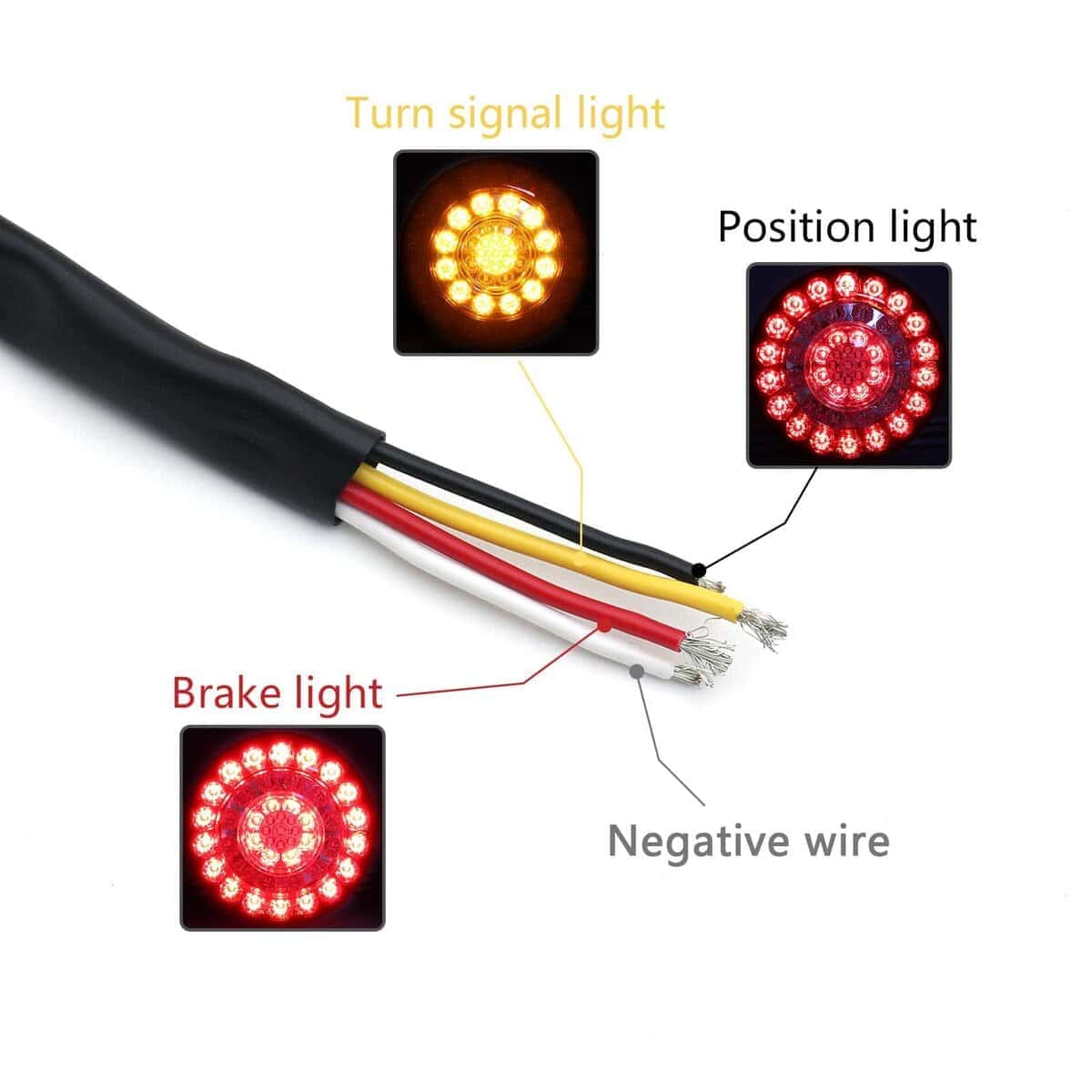 MFC PRO E-Mark 4.7" Brake&Tail Light Assemblies Luz de - Imagen 5