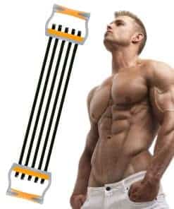 TOCO FREIDO Chest Expander, 5 Tubes Ajustable -125lbs