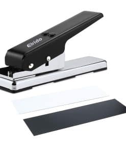 Elrido DIY Guitar Picks Maker Punch con 2 láminas de púas,