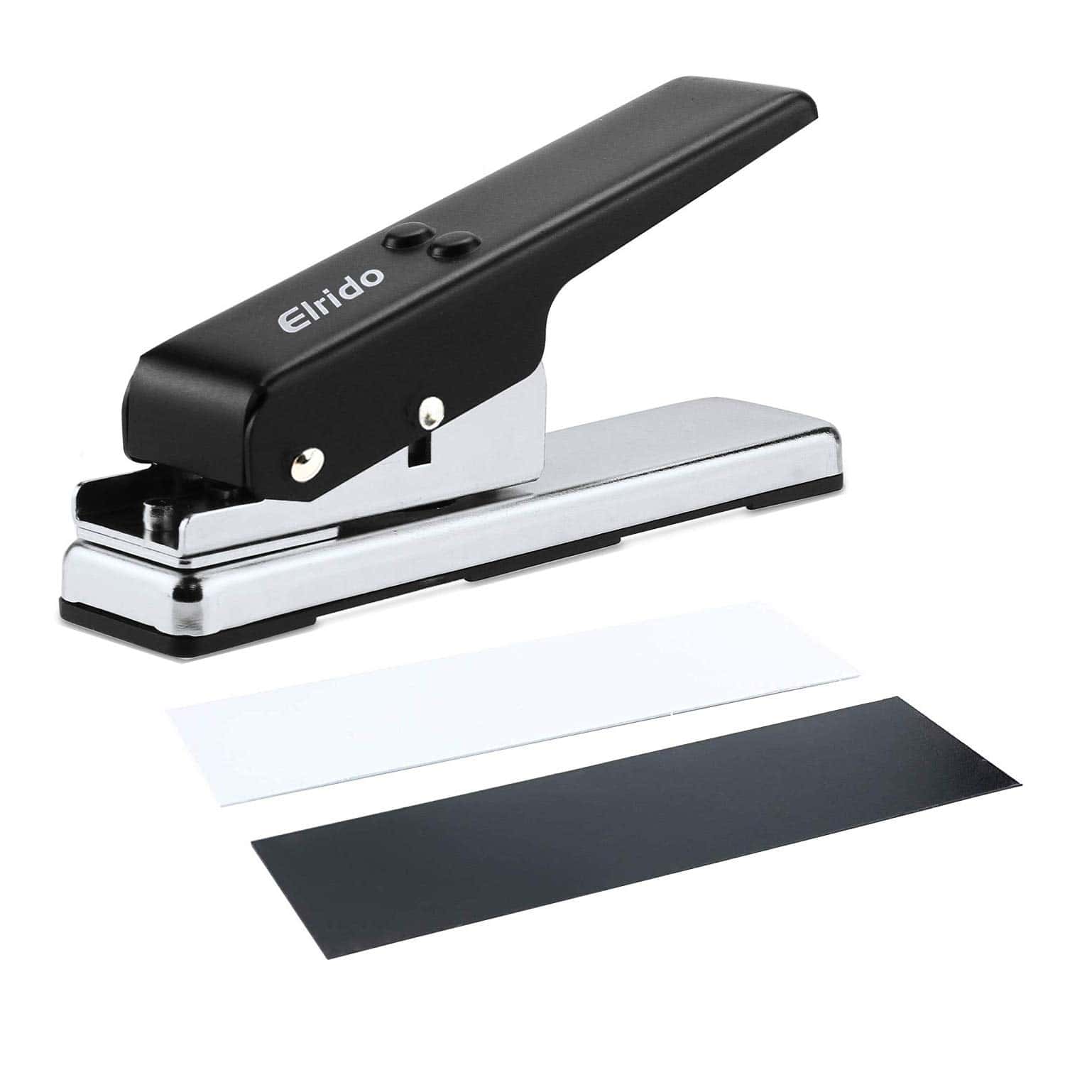 Elrido DIY Guitar Picks Maker Punch con 2 láminas de púas,