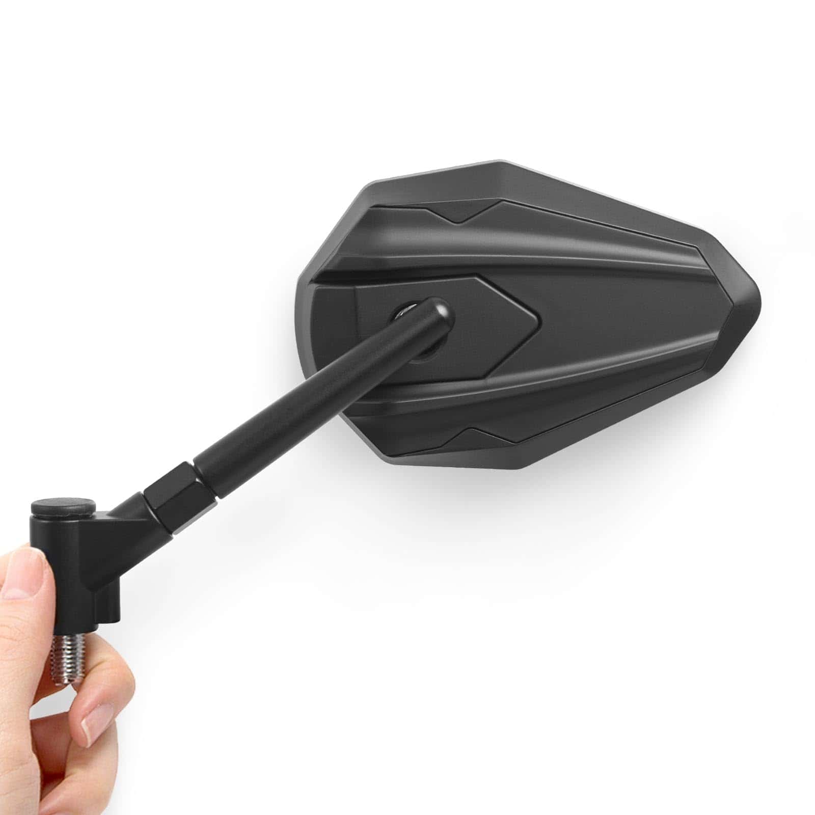 Espejos retrovisores negros para motocicleta KiWAV 4Rizz de