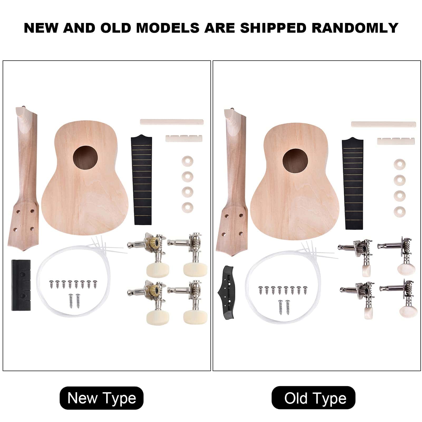 Kit de Ukulele Hawaiano de 21 pulgadas, Ukulele de 4 - Imagen 8