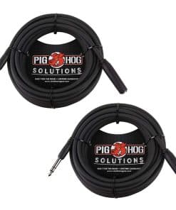 Pig Hog PHX14-25 Cable de extensión para auriculares 1/4"