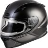 Casco de Nieve FF-49S con Escudo Eléctrico Color Negro