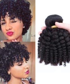 Paquetes de Cabello Humano Rizado Funmi Brasileño 10 10