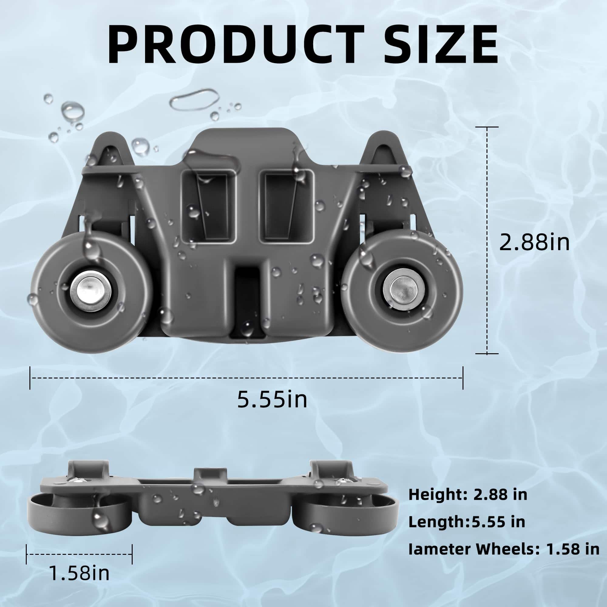 Ruedas Inferiores del Estante Metálico para Lavavajillas - Imagen 4