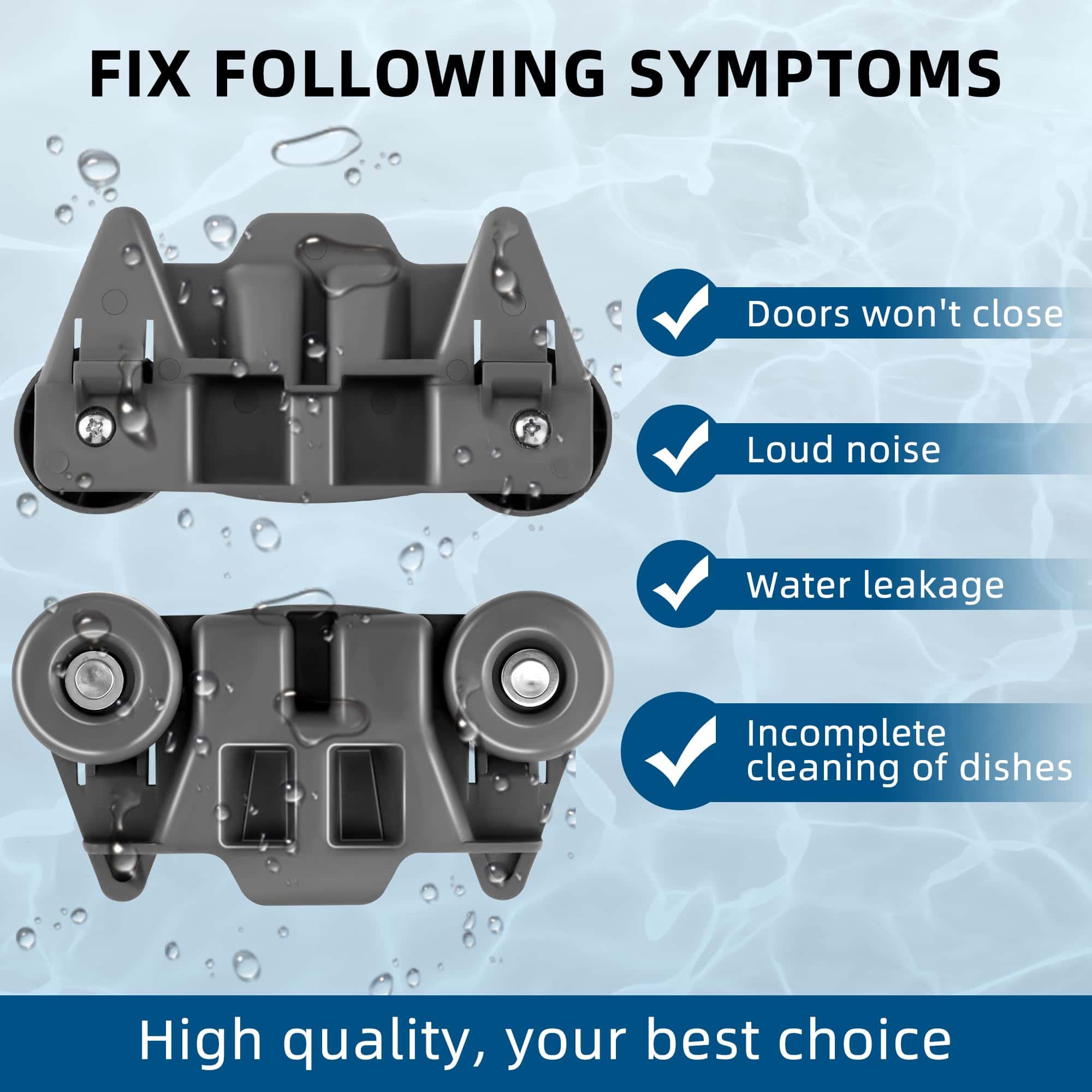 Ruedas Inferiores del Estante Metálico para Lavavajillas - Imagen 5