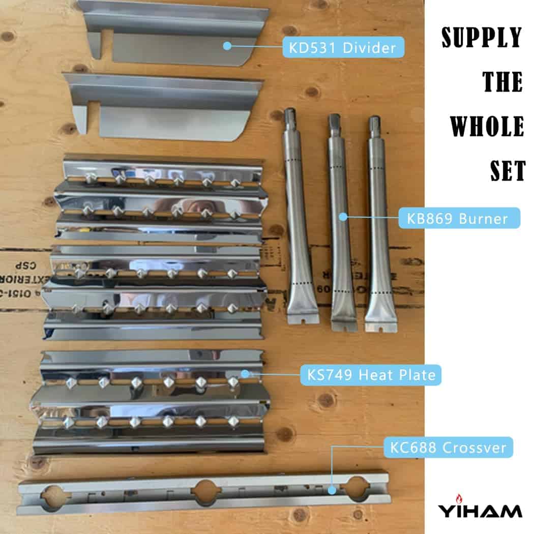 YIHAM Tubo Quemador de Repuesto para Broil King Signet 320 - Imagen 6