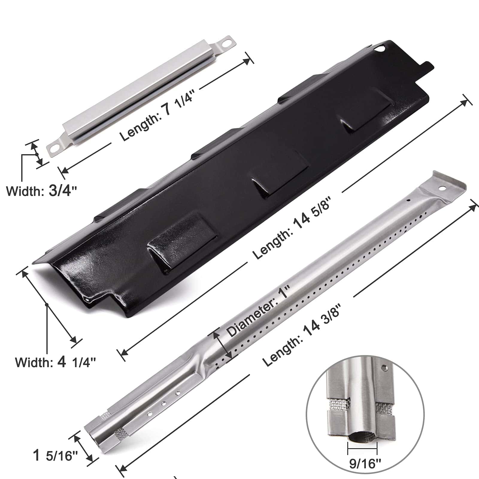 Repuestos BBQ-Element para Charbroil 461442114 463441312 - Imagen 3