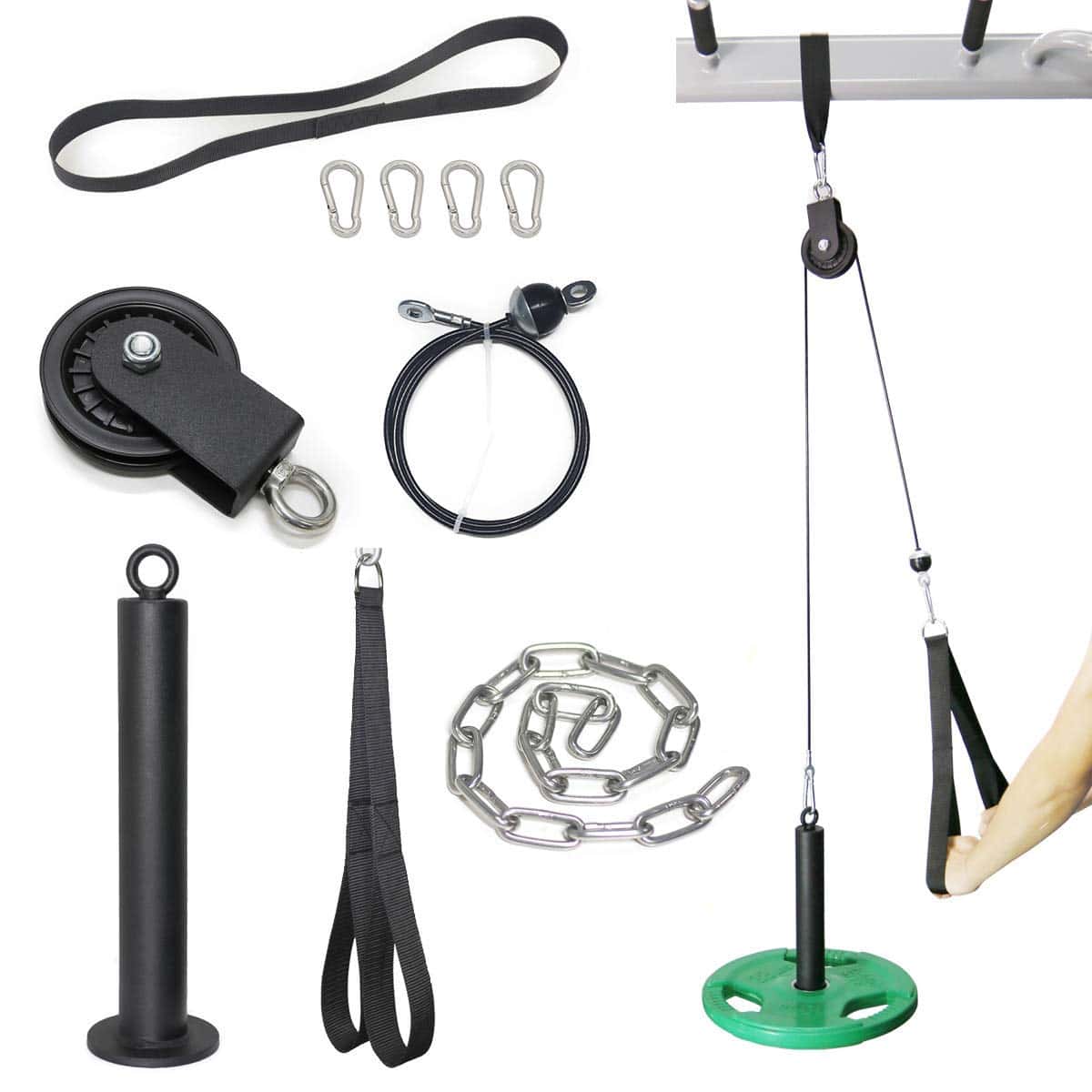 Sistema de Polea de Cable, Equipo de Gimnasio, Accesorios