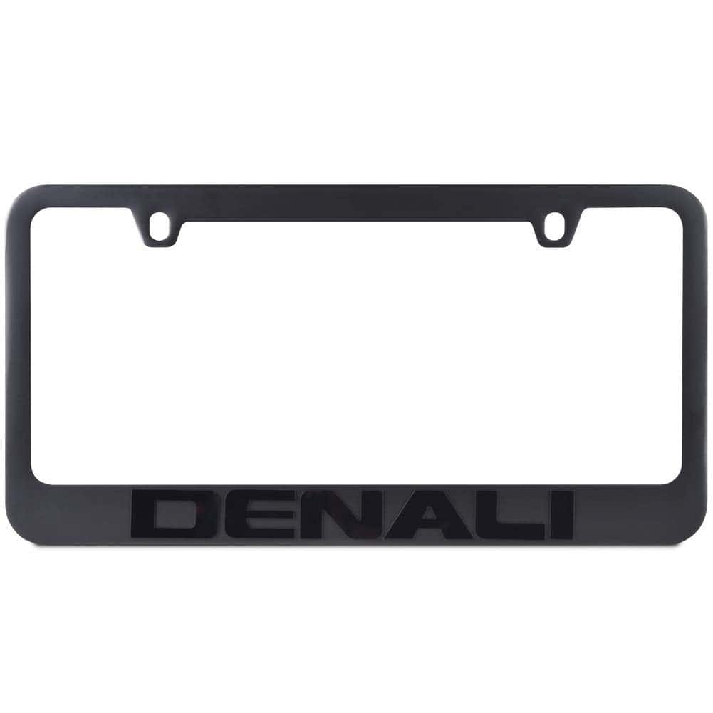 Marco de Placa de Matrícula Denali Stealth Blackout de