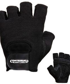 Guantes de Levantamiento de Pesas de Cuero Acolchado de Gel