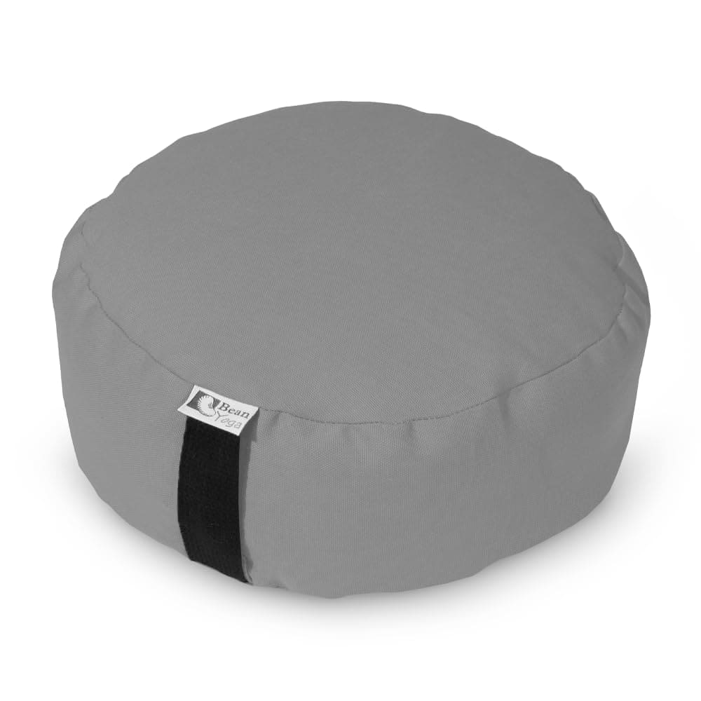 Cojines de meditación Zafu de Bean Products -Gris Piedra