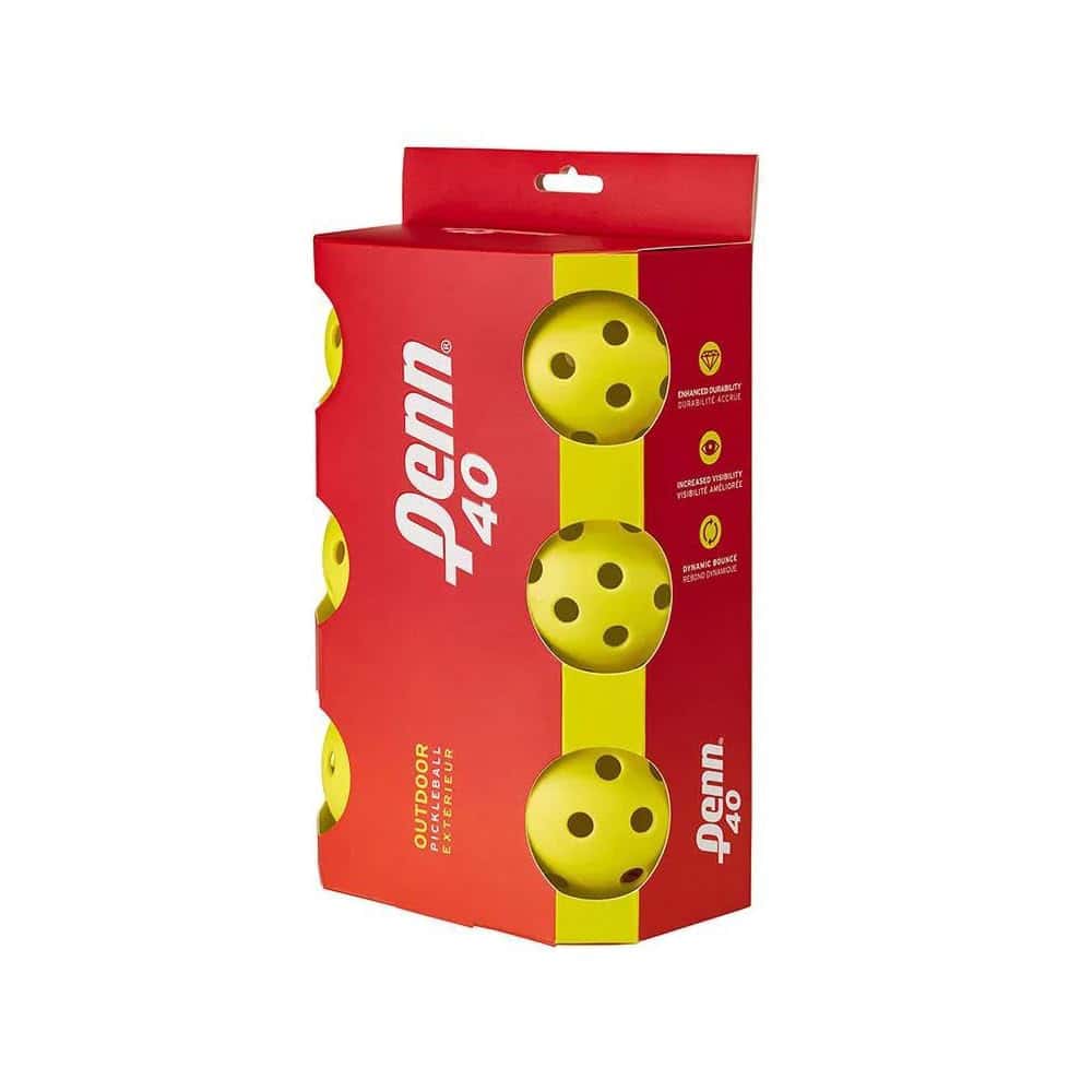 Pelotas de pickleball Penn 40 para exterior - Sensación más