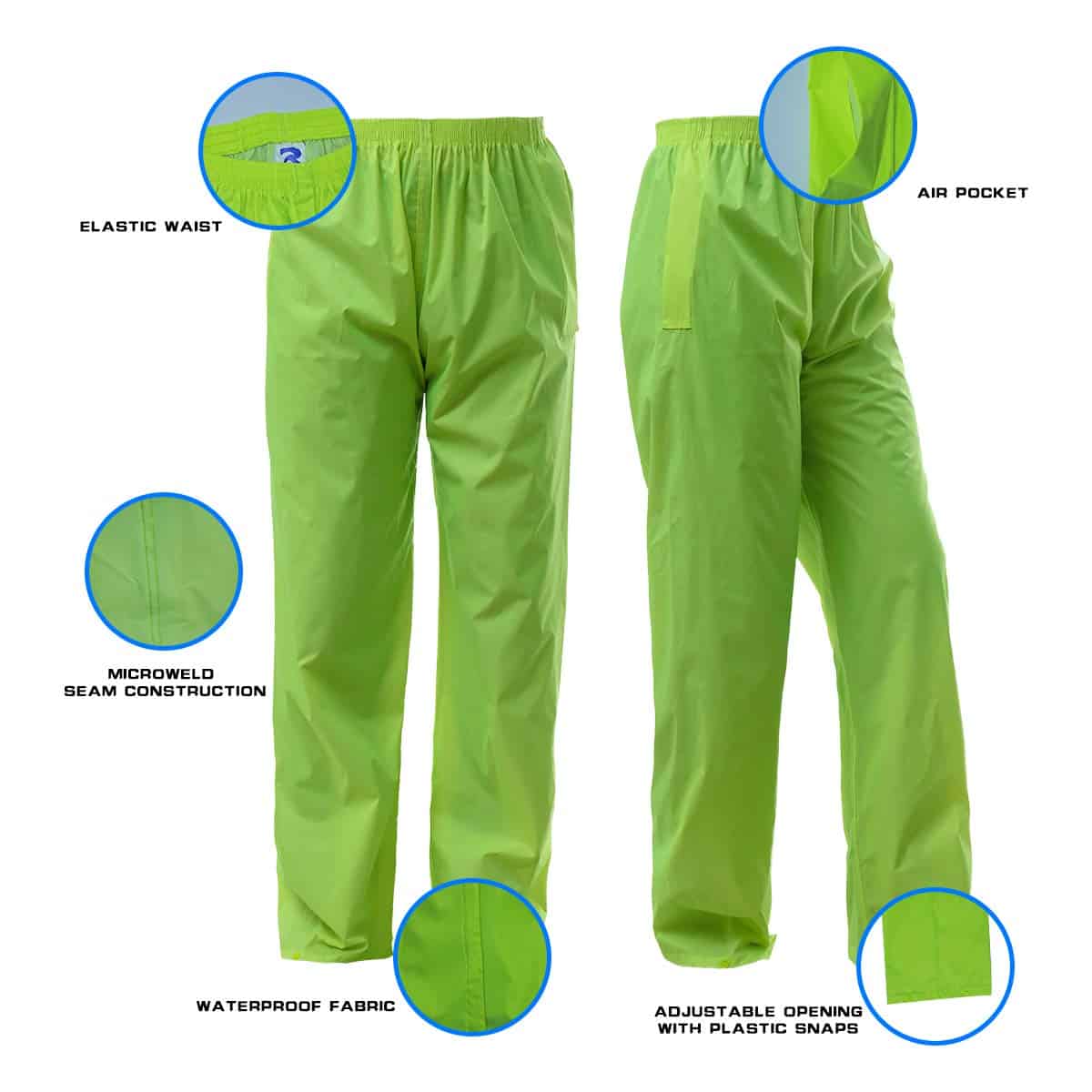 Conjunto Impermeable RainRider para Hombres Mujeres - Imagen 4