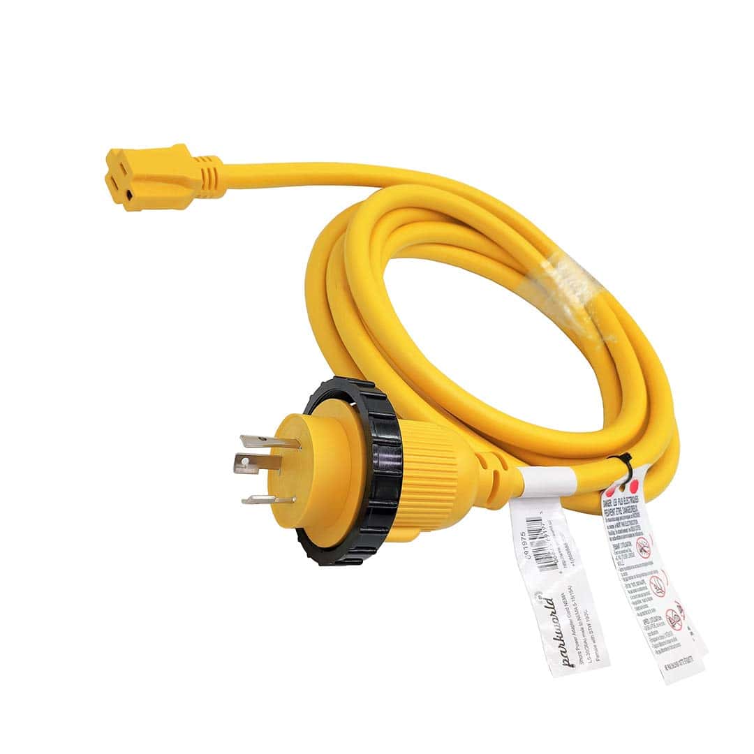 Adaptador de Enchufe para RV Parkworld 691975 de 30A Macho