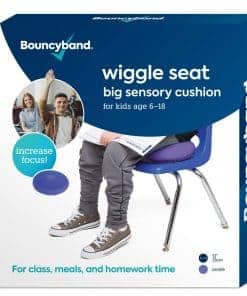 Bouncyband - Wiggle Seat - Morado, 13'' D - Cojín sensorial