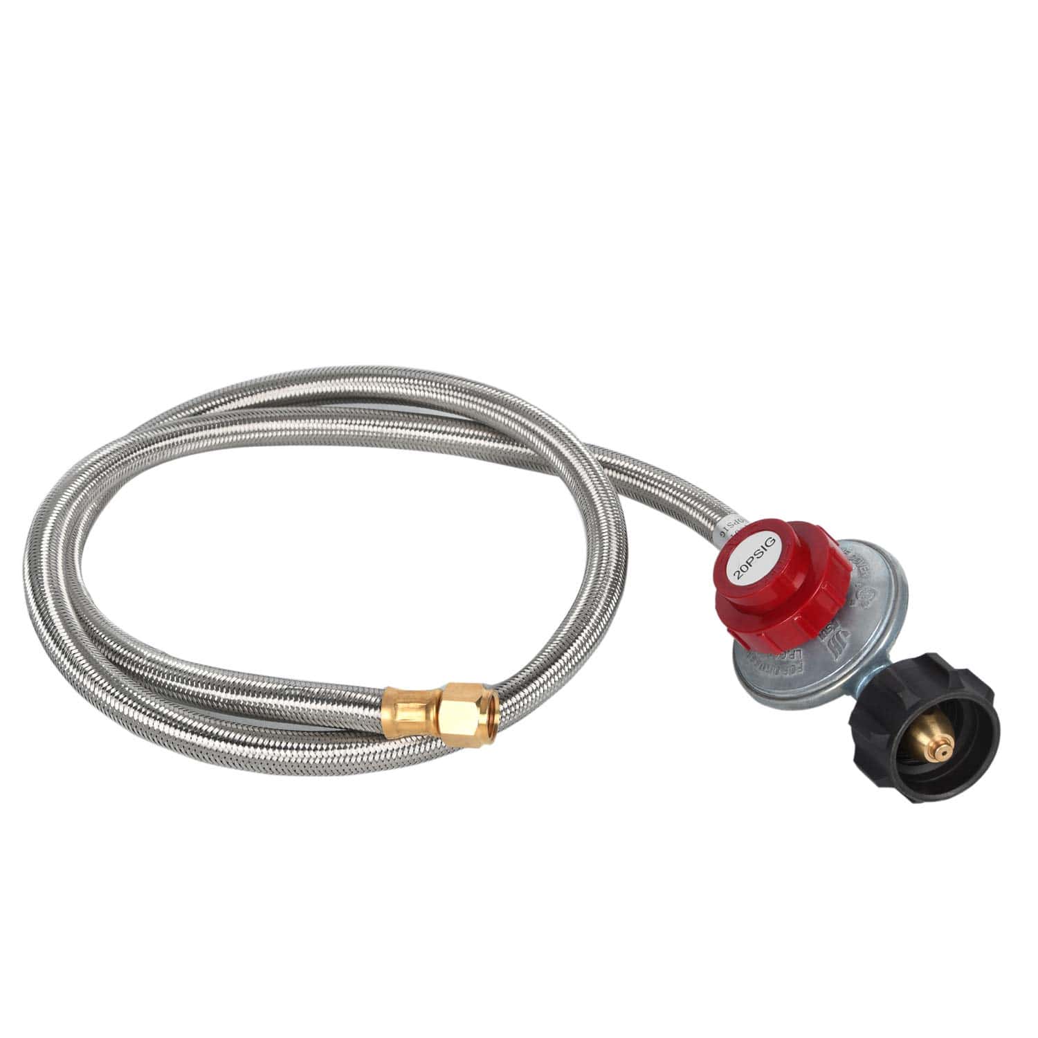 Manguera de Regulador de Propano de Acero Inoxidable - Imagen 3