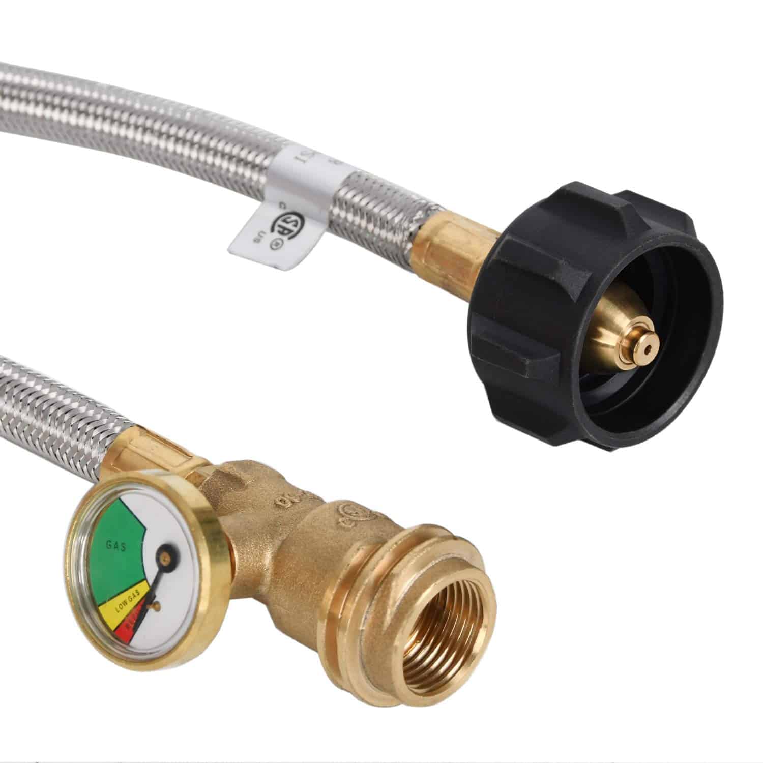 Manguera de extensión de tanque de propano -5 FT / SS - Imagen 6